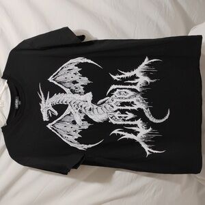 SALE! NWOT Dolls Kill Widow Dragon Tamer Tee Shirt Sz.S Oversized (A-73)